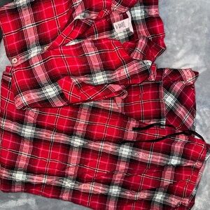 Victoria's Secret Red Plaid Pajama Set